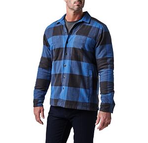 5.11 Košile Seth Shirt Jacket - zateplená - 044 Cobalt Blue Plaid