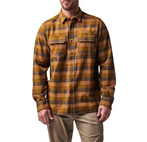 5.11 Košile Lester L/S Shirt - 174 Brown Duck Plaid