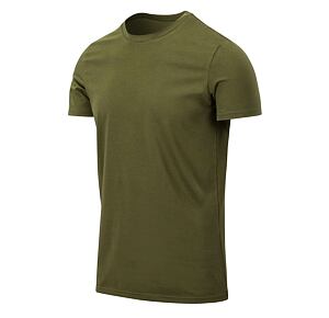 Bavlněné tričko Helikon Slim T-Shirt - U.S. Green