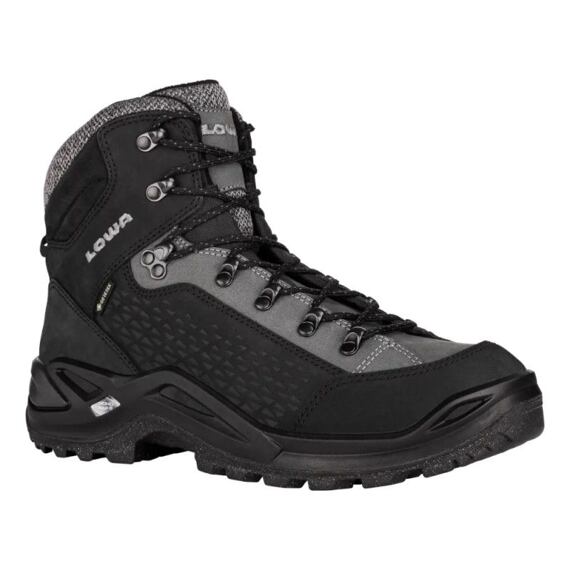 Pánská zimní obuv Lowa Renegade Warm GTX Mid - Black/Grey