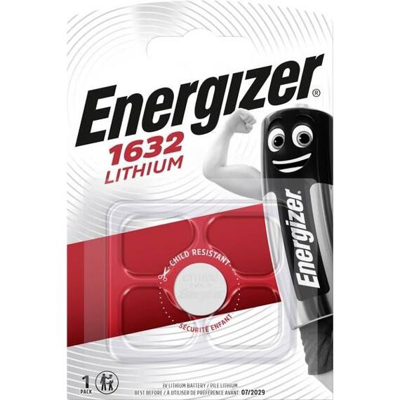 Baterie Energizer CR1632 Lithium - 1ks