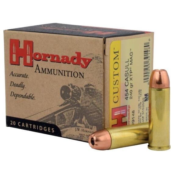 Náboj Hornady Custom .454Casull XTP Mag 240grs